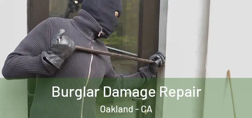  Burglar Damage Repair Oakland - CA